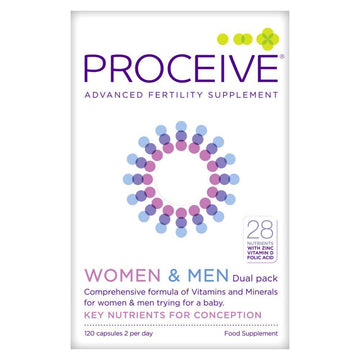 Advanced Fertility Supplement Women & Men Dual Pack - 120 Capsules